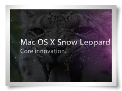 mac osx snow leopard apple
